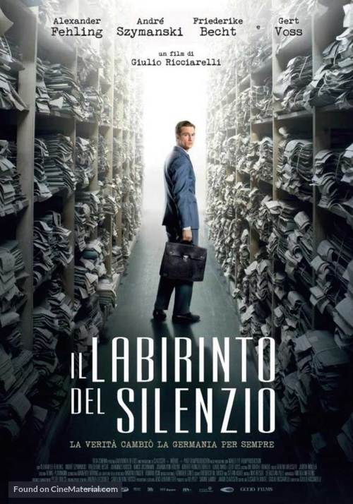 Im Labyrinth des Schweigens - Italian Movie Poster