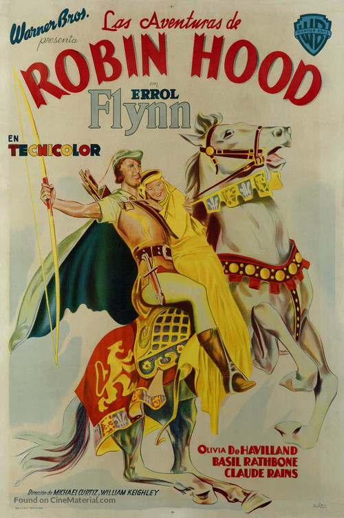 The Adventures of Robin Hood - Argentinian Movie Poster