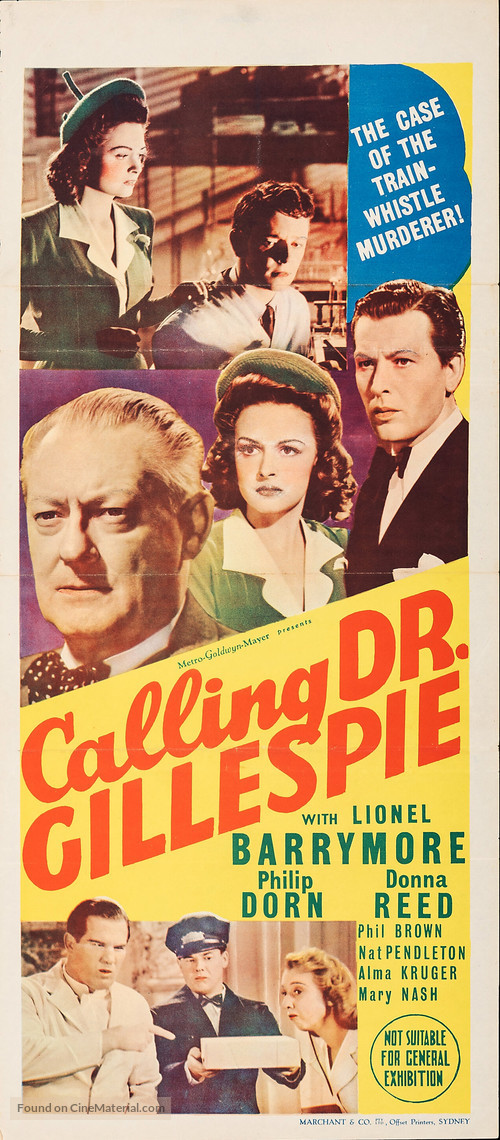 Calling Dr. Gillespie - Australian Movie Poster