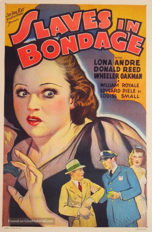 Slaves in Bondage - British Movie Poster
