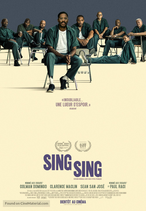 Sing Sing - Canadian Movie Poster