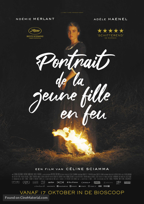 Portrait de la jeune fille en feu - Dutch Movie Poster