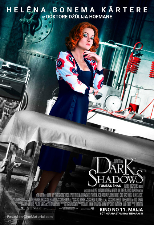 Dark Shadows - Latvian Movie Poster