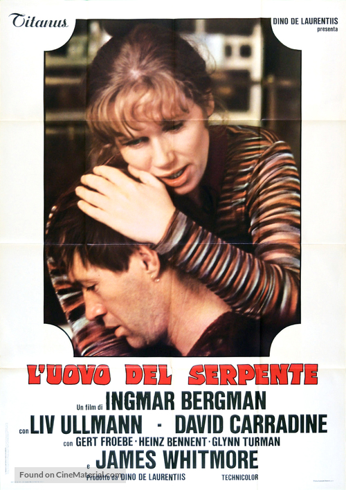 The Serpent&#039;s Egg - Italian Movie Poster