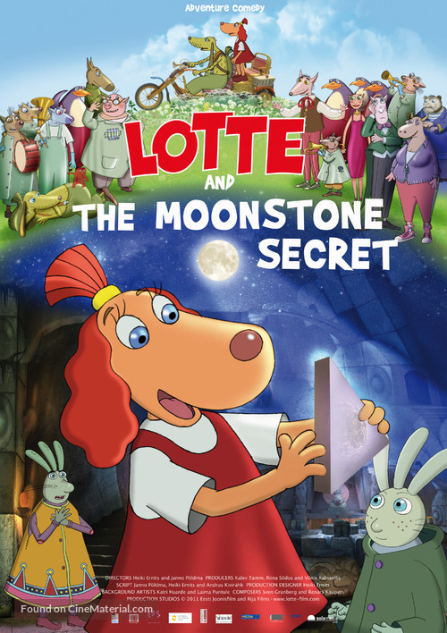 Lotte ja kuukivi saladus - German Movie Poster