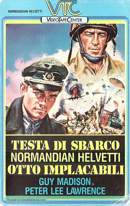 Testa di sbarco per otto implacabili - Finnish VHS movie cover