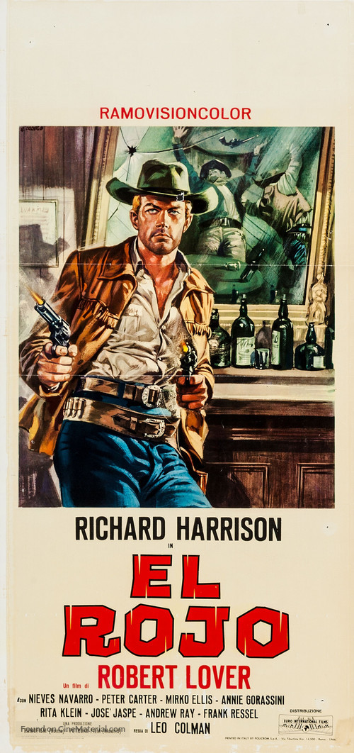 El rojo - Italian Movie Poster