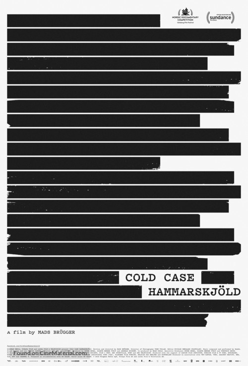 Cold Case Hammarskj&ouml;ld - Danish Movie Poster