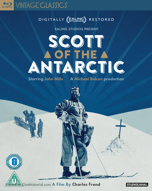 Scott of the Antarctic - British Blu-Ray movie cover