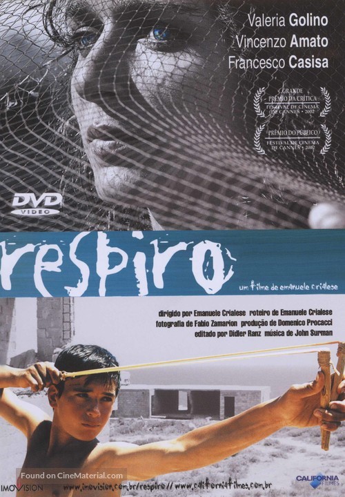 Respiro - Brazilian DVD movie cover
