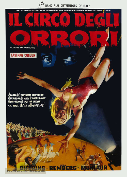 Circus of Horrors - Italian Movie Poster