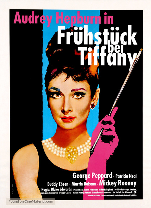 Breakfast at Tiffany&#039;s - German Re-release movie poster