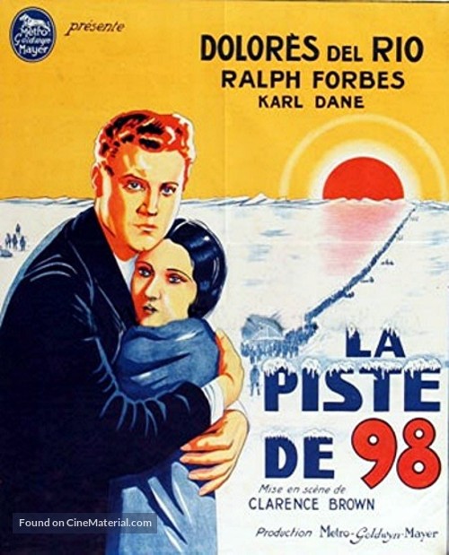 The Trail of &#039;98 - French Movie Poster