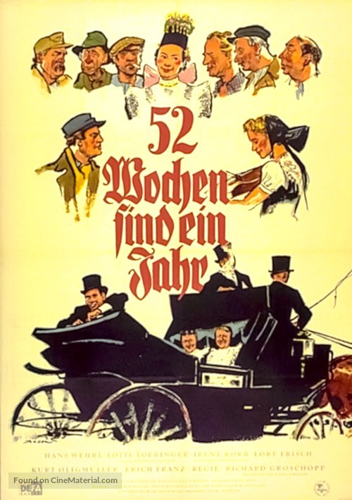 52 Wochen sind ein Jahr - German Movie Poster