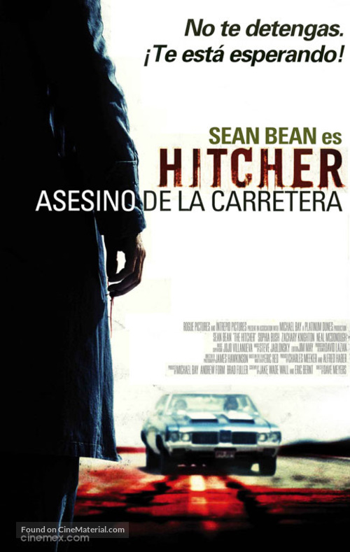 The Hitcher - Spanish poster