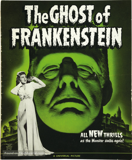 The Ghost of Frankenstein - poster