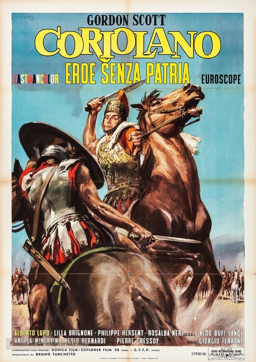Coriolano: eroe senza patria - Italian Movie Poster