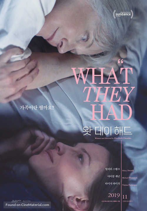 What They Had - South Korean Movie Poster