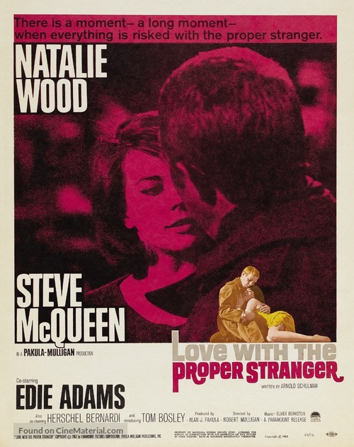 Love with the Proper Stranger - Movie Poster