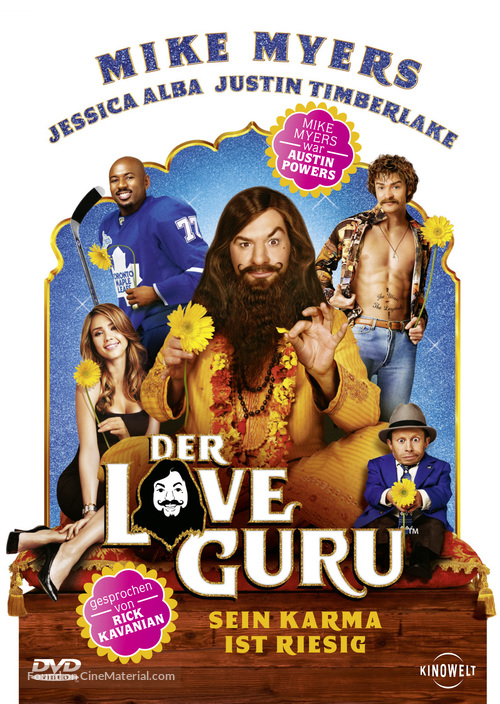 The Love Guru - German DVD movie cover