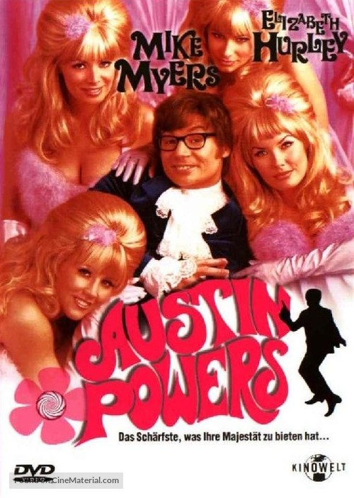 Austin Powers: International Man of Mystery - German DVD movie cover