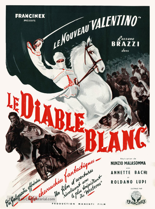 Il diavolo bianco - French Movie Poster