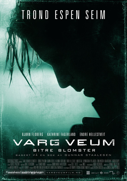 Varg Veum - Bitre blomster - Norwegian poster