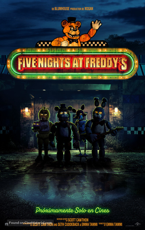 Five Nights at Freddy&#039;s - Spanish Movie Poster