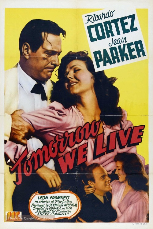 Tomorrow We Live - Movie Poster