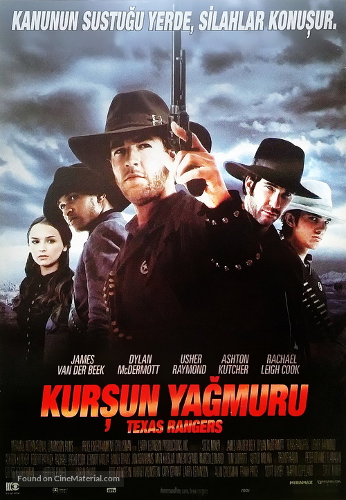 Texas Rangers - Turkish Movie Poster