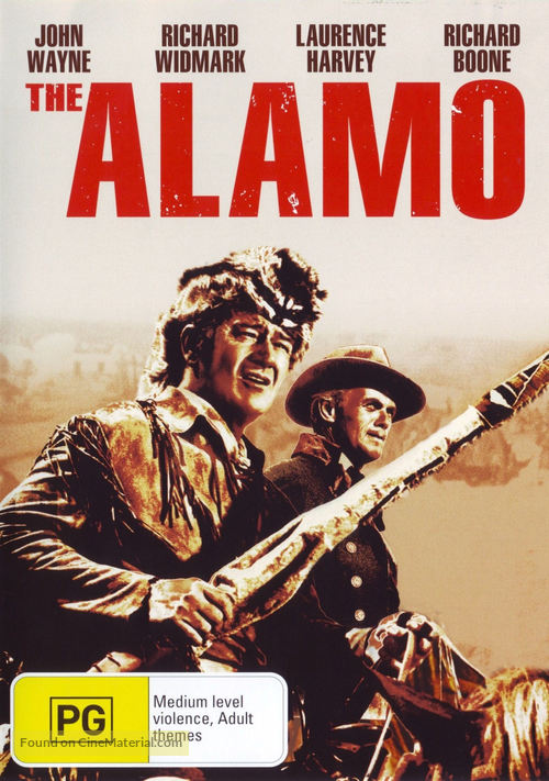 The Alamo - Australian DVD movie cover