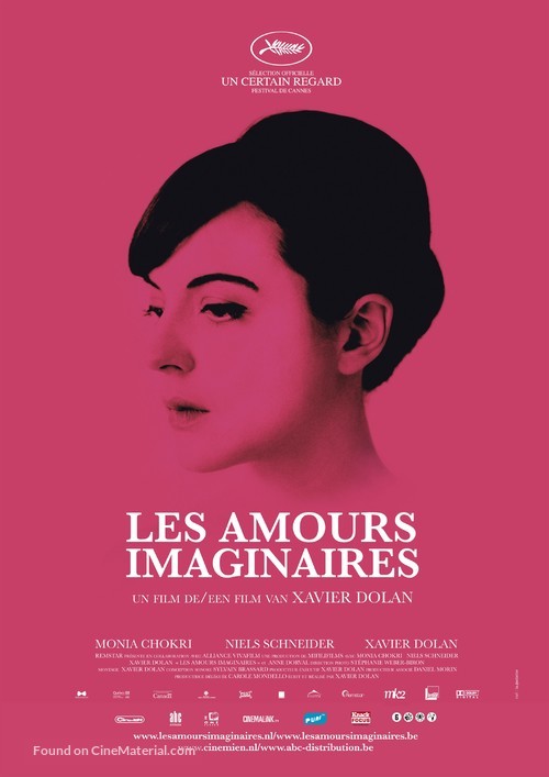 Les amours imaginaires - Belgian Movie Poster