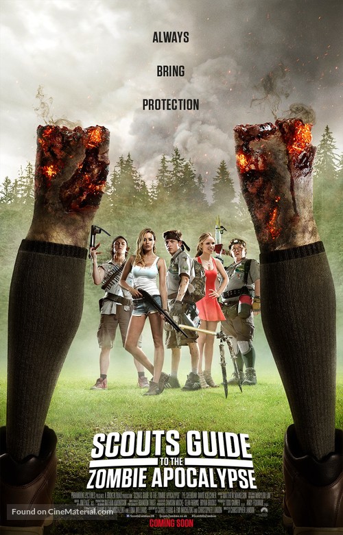 Scouts Guide to the Zombie Apocalypse - British Movie Poster