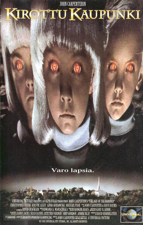 Village of the Damned - Finnish VHS movie cover