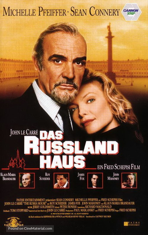 The Russia House - German VHS movie cover