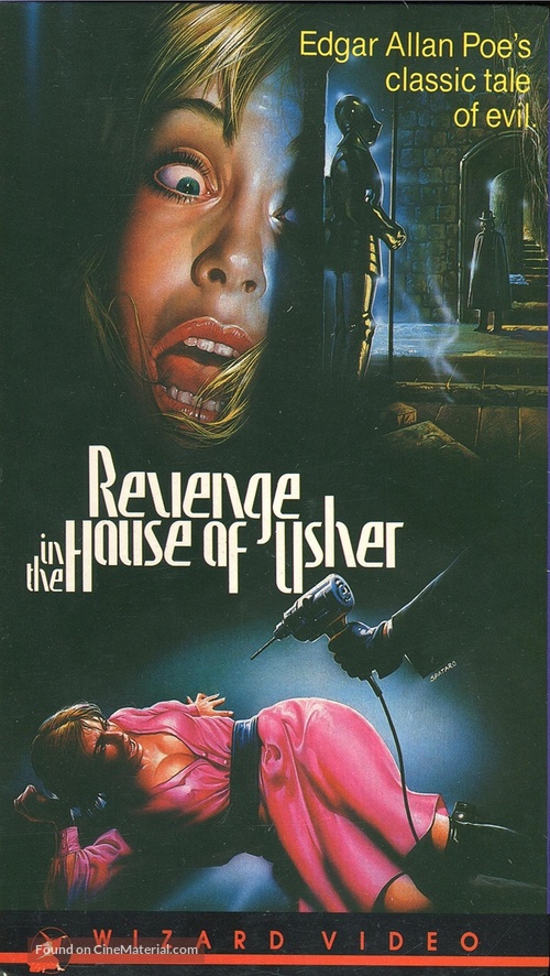 Revenge in the House of Usher - VHS movie cover