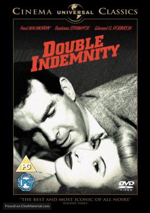 Double Indemnity - British DVD movie cover