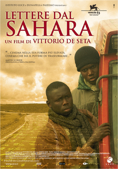 Lettere dal Sahara - Italian poster