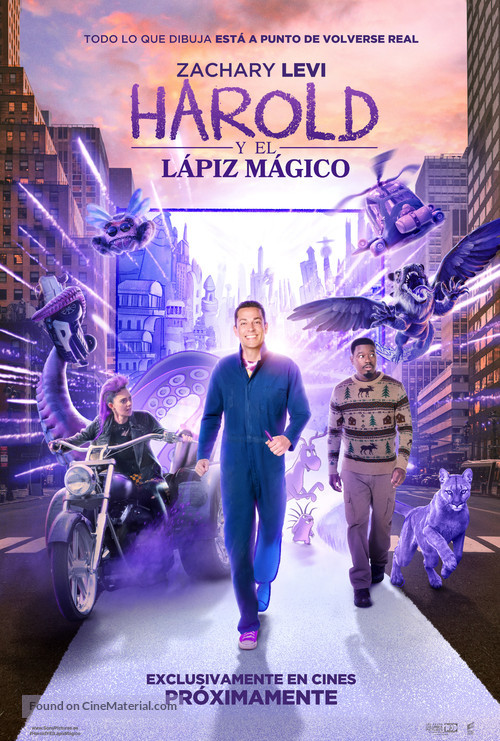 Harold and the Purple Crayon - Spanish Movie Poster