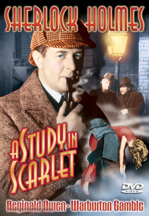 A Study in Scarlet - DVD movie cover