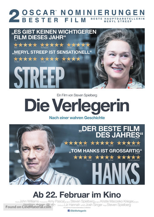 The Post - German Movie Poster