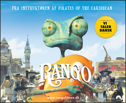 Rango - Danish Movie Poster