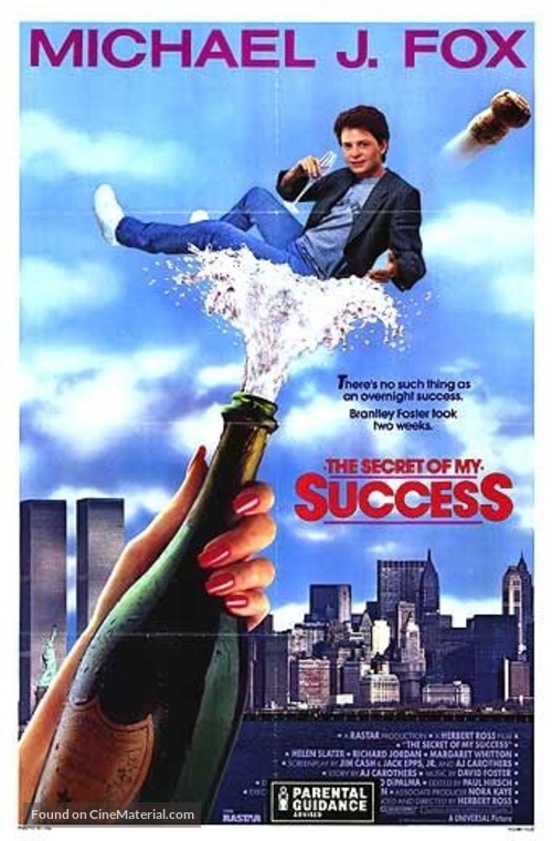 The Secret of My Success - VHS movie cover