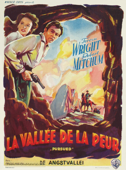 Pursued - Belgian Movie Poster