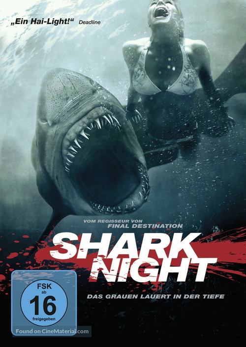 Shark Night 3D - German DVD movie cover