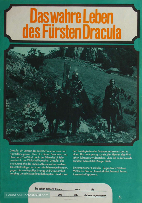 Vlad Tepes - German Movie Poster