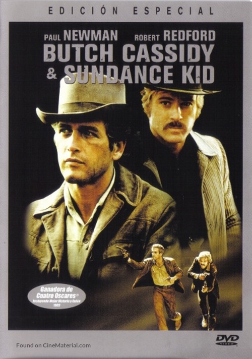 Butch Cassidy and the Sundance Kid - Mexican DVD movie cover