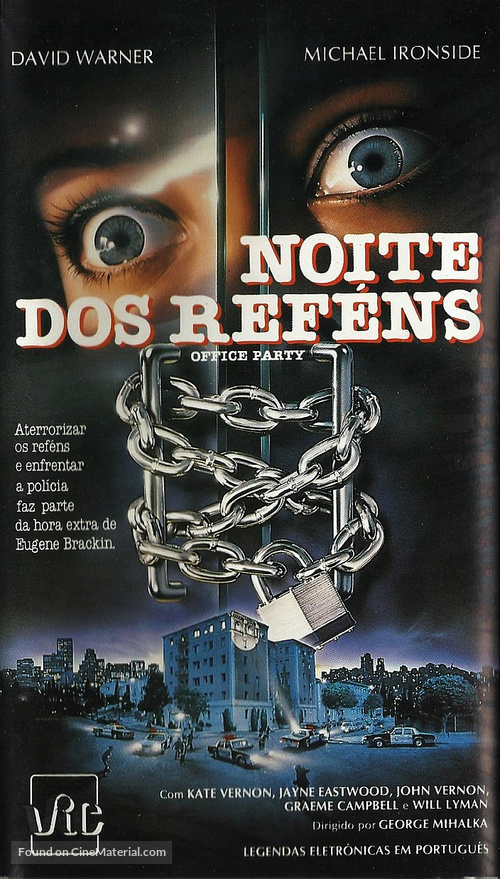 Hostile Takeover - Brazilian VHS movie cover