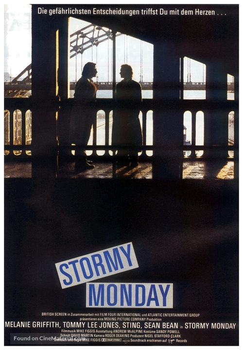 Stormy Monday - German Movie Poster