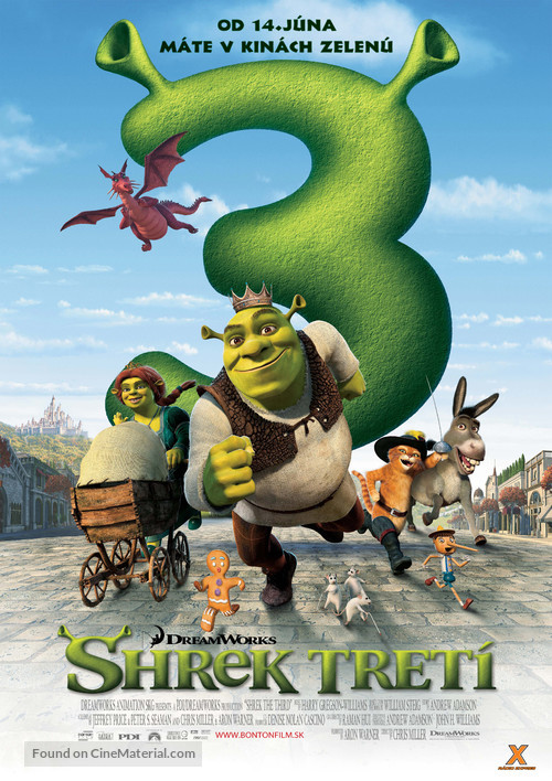 Shrek the Third - Slovak Movie Poster